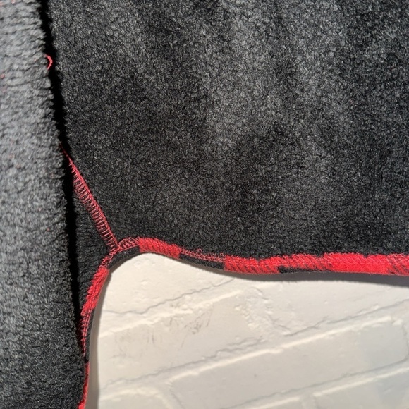 Shacket boys 10 12 NEW Copper Red Black buffalo plaid pocket snap close Jacket - Picture 5 of 5